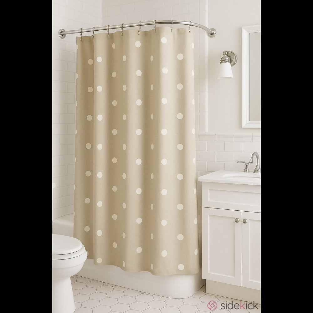 Kate spade polka dot shower curtain
